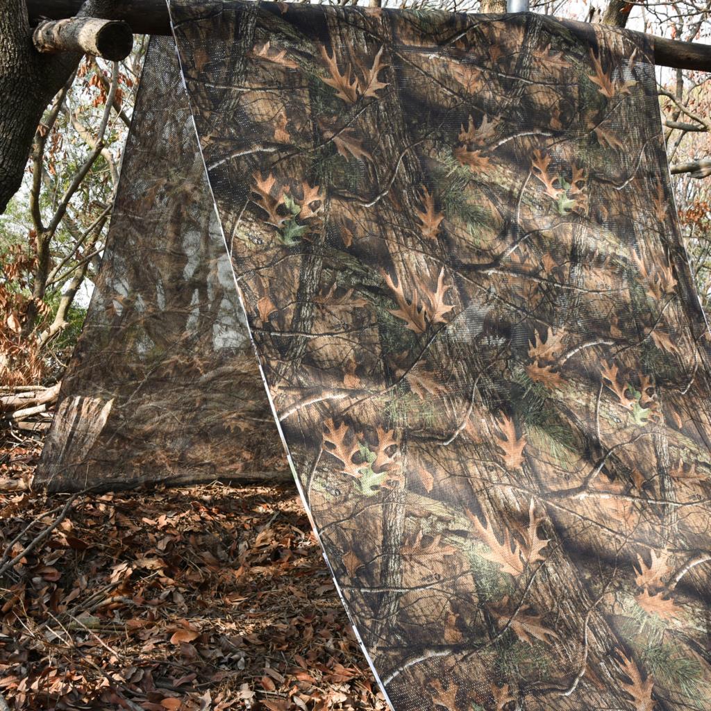 Siatka kamuflażowa 300D do pok – Hunting Blind Fabric recenzja i cena
