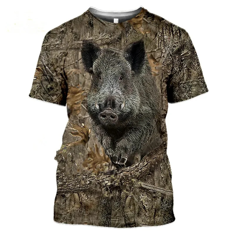 Koszulka 3D z kamuflażem, moty – Wildman Hunting & Outdoor recenzja i cena